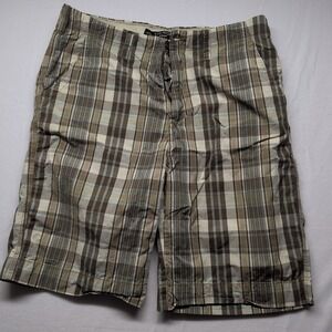 Nautica Rigger Shorts Mens 38W Classic Fit Pleated Cotton Chino Casual
